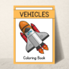 Vehicles Coloring E-Book