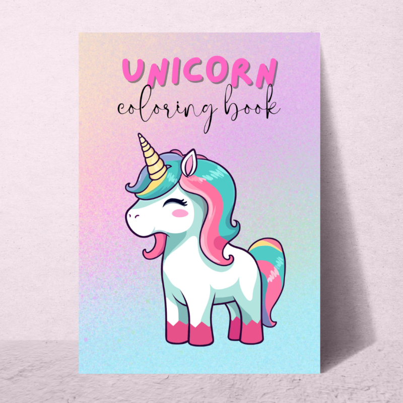 Unicorn Coloring E-Book