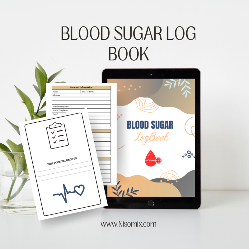 Blood Sugar Log Book